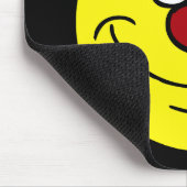 Träumer-Gesicht Grumpey Mousepad (Ecke)