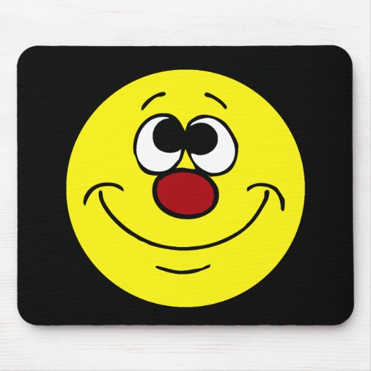 Träumer-Gesicht Grumpey Mousepad (Vorne)