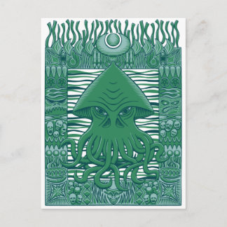 Träumer in den Tiefen Postkarte