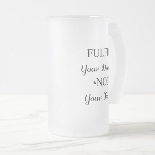 Träumer Mattglas Bierglas (VorderseiteRechts)