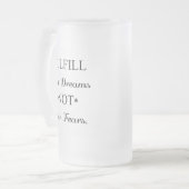 Träumer Mattglas Bierglas (Vorderseite Links)