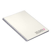 Träumer mit Herz Notizblock (Rechte Seite)