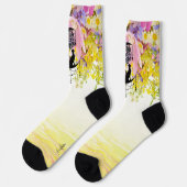 Träumer mit Katze | Befolgen Sie Ihre Träume nach Socken (Linkes Detail)