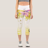 Träumer mit Katze | Folge deinen Träumen Capri Leggings (Vorderseite)