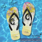 Träumer mit Katze | Folgen Sie Ihrem Traumstrand Badesandalen