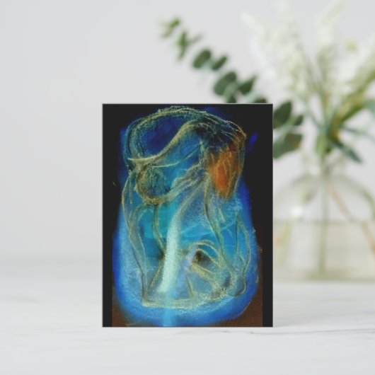 Träumer Schlaf Postkarte (Stehend Vorderseite)