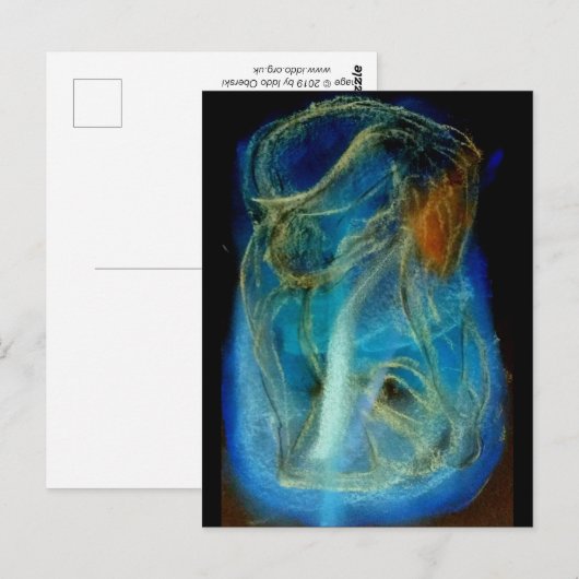 Träumer Schlaf Postkarte (Vorne/Hinten)