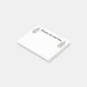 Träumer Traumfänger Boho Stammes- Native American Post-it Klebezettel (angewinkelt)