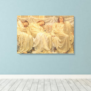 Träumer von Albert Joseph Moore, viktorianische Ku Leinwanddruck