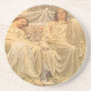 Träumer von Albert Joseph Moore, viktorianische Ku Untersetzer