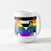 TräumeRealitätComics Die Kinder decken Kunst ab Kaffeetasse (VorderseiteRechts)