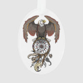 Träumerei amerikanischer einheimischer amerikanisc ornament (Rückseite)