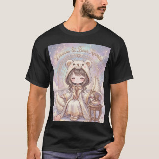 Träumerei: Kawaii-Bären-Hoodie & Himmels-Sta T-Shirt
