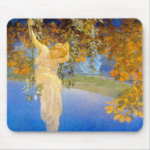 Träumereien - von Maxfield Parrish Mousepad