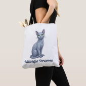 Träumerin der Mitternacht Himmels Katze Tasche (Von Nahem)