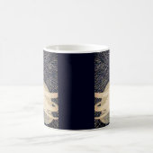 Träumerin und Katze Kaffeetasse (Mittel)