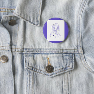 Träumerisch himmlisch feminin button
