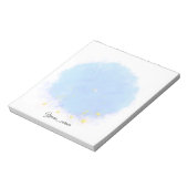 Träumerische Ästhetik-Papeterie l Blauer Himmel & Notizblock (Rotiert)