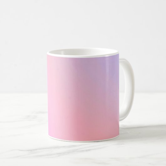 Träumerische Baumwollzucker-Pastell-Gradient Kaffeetasse (VorderseiteRechts)