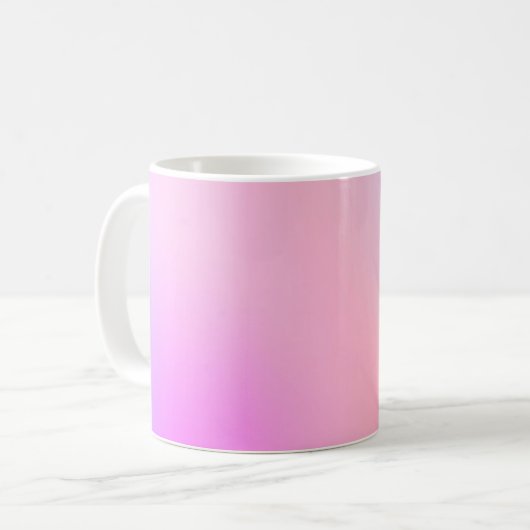 Träumerische Baumwollzucker-Pastell-Gradient Kaffeetasse (Vorderseite Links)