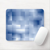 Träumerische Blautöne in einem quadratischen Muste Mousepad (Mit Mouse)