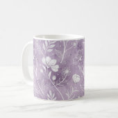 Träumerische Blumen-Kunst-Klassikermug Kaffeetasse (Vorderseite Links)