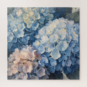 Träumerische Blumenstruktur – Sanfter Blumenstil Puzzle