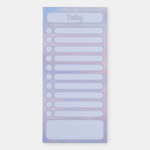 Träumerische Cloud Magnet Notizblock