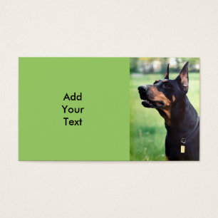 Träumerische Dobermannpinscher-Gesichts-Malerei