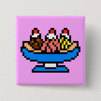 Träumerische Eiscreme Button