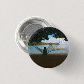Träumerische Fidschi-Strandlandschaft Button (Vorne & Hinten)