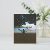 Träumerische Fidschi-Strandlandschaft Postkarte (Stehend Vorderseite)