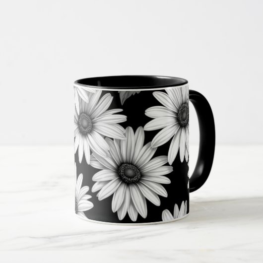 Träumerische Gänseblümchen Tasse (VorderseiteRechts)