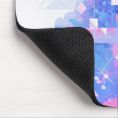 Träumerische geometrische Himmelslandschaft Mousepad (Ecke)