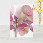 Träumerische Hellebores-Papierset Karte (Gelbe Blume)