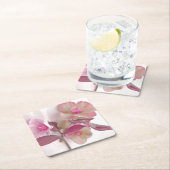 Träumerische Hellebores Rechteckiger Pappuntersetzer (Vor Ort)