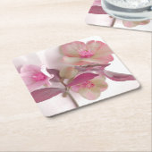 Träumerische Hellebores Rechteckiger Pappuntersetzer (angewinkelt)