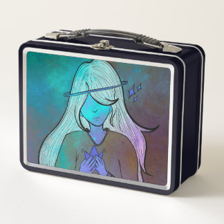 Träumerische, himmlische Raum-Lunchbox  Metall Brotdose