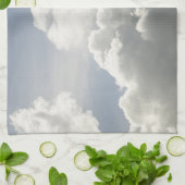 Träumerische karibische Wolken 10 Geschirrtuch (Gefaltet)