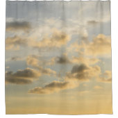 Träumerische karibische Wolken 4 Duschvorhang (Vorderseite)