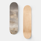 Träumerische karibische Wolken 5 Skateboard (Vorderseite)