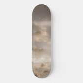 Träumerische karibische Wolken 5 Skateboard (Vorderseite)