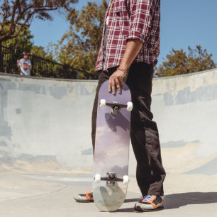 Träumerische karibische Wolken 8 - Einhorn Farben Skateboard