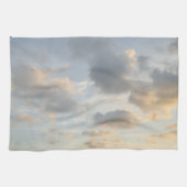 Träumerische karibische Wolken 9 Geschirrtuch (Horizontal)