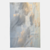 Träumerische karibische Wolken 9 Geschirrtuch (Vertikal)