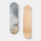 Träumerische karibische Wolken 9 Skateboard (Vorderseite)