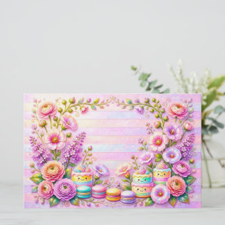 Träumerische Kawaii-Torten-Schreibwaren Briefpapier