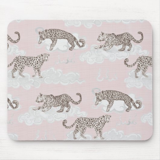 Träumerische Leoparden Mousepad (Vorne)