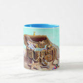 TRÄUMERISCHE MEERJUNGFRAU durch SHARON SHARPE Tasse (Zentrum)