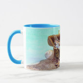 TRÄUMERISCHE MEERJUNGFRAU durch SHARON SHARPE Tasse (Links)